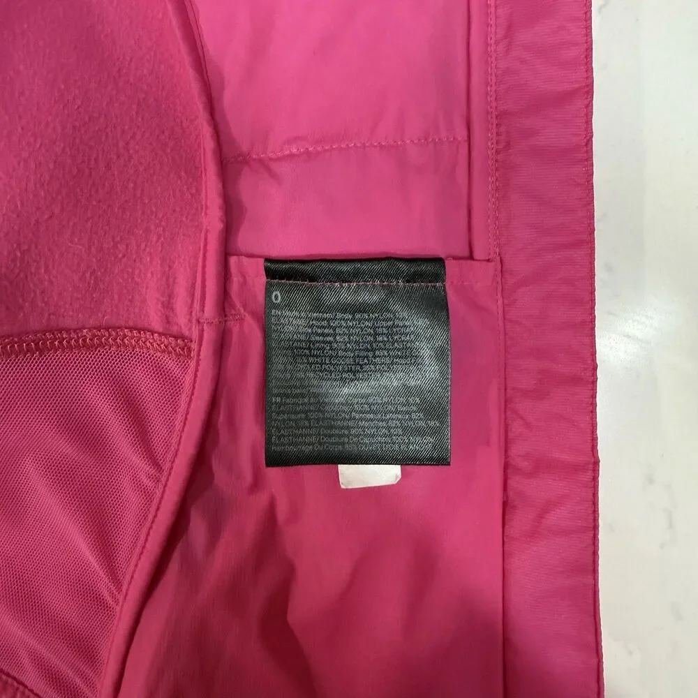 Lululemon Women’s Down For It All Jacket Sonic Pink Hooded Full Zip Puffer 0